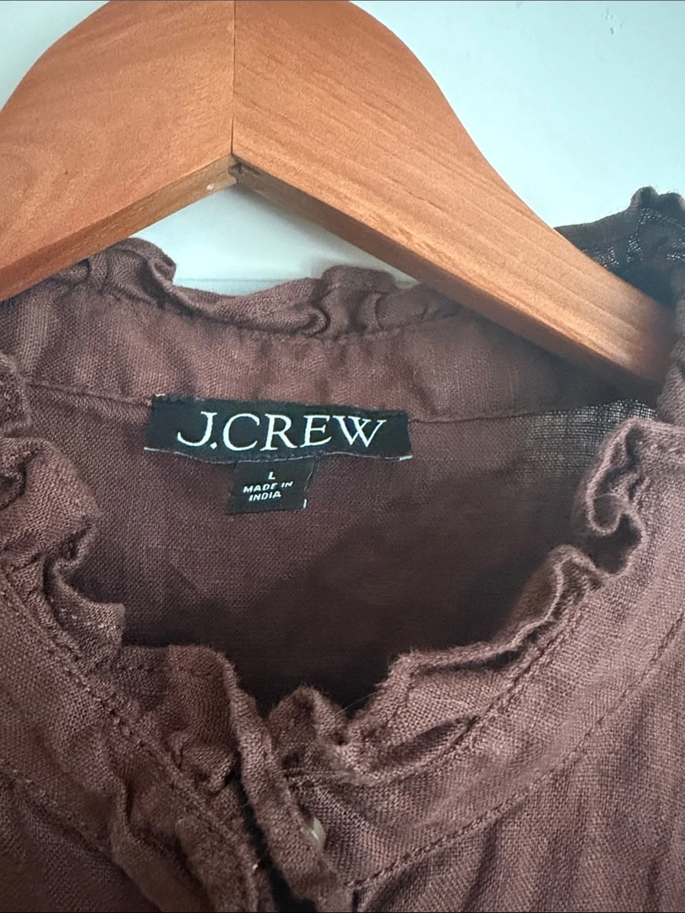 J. crew linen top